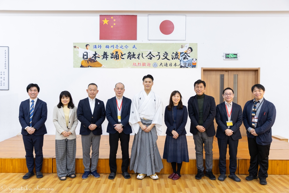 領事事務所が舞踊家・梅川壱ノ介氏「日本舞踊と触れ合う交流会」を主催（2025年3月8日）