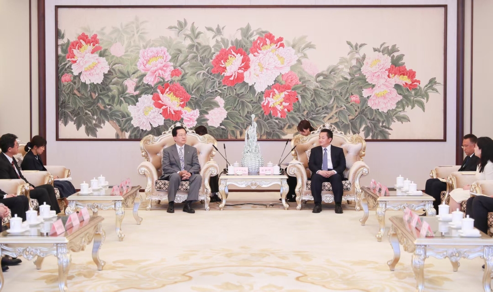岩手县知事达增拓也访问大连市（2025年6月11日）