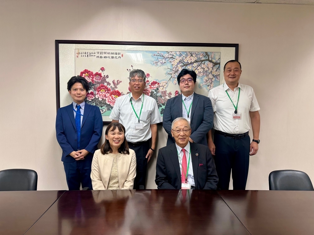 土屋直知 福岡・大連未来委員会委員長一行が当事務所を訪問（2026 年7月8日）